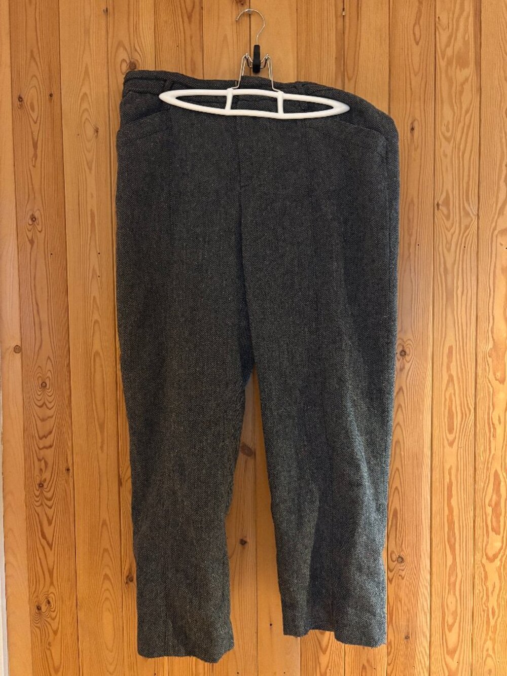 Cartonniere Wool Herringbone Work Trousers